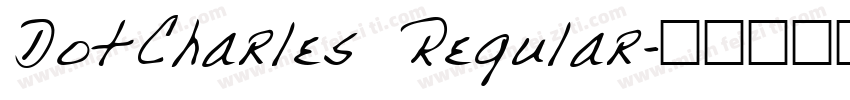 DotCharles Regular字体转换